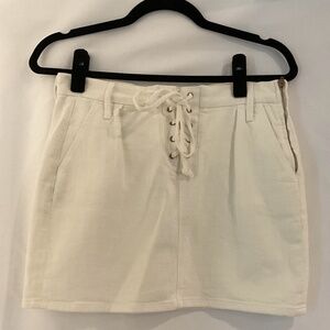 Frame White Denim mini skirt Size 26